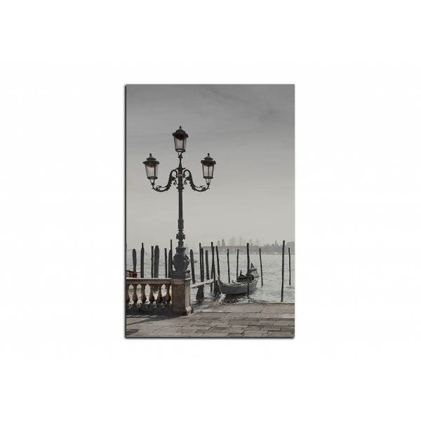 Obraz na plátně - Velký kanál a gondoly v Benátkách - obdélník